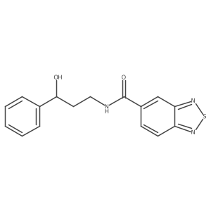 N-(3-hydroxy-3-phenylpropyl)benzo[c][1,2,5]thiadiazole-5-carboxamide Structure