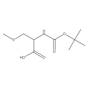 Boc-S-methyl-L-cysteine结构式