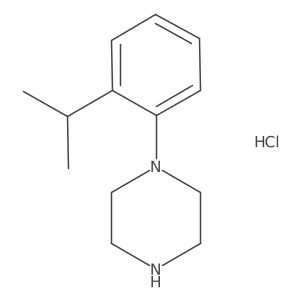 1-[2-(Propan-2-yl)phenyl]piperazine hydrochloride结构式
