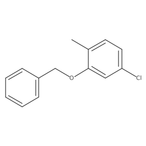 2-(Benzyloxy)-4-chloro-1-methylbenzene结构式