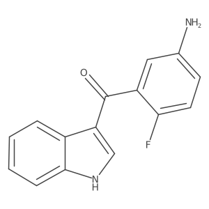 4-fluoro-3-(1H-indole-3-carbonyl)aniline Structure