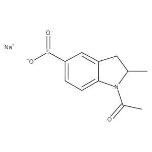 sodium 1-acetyl-2-methyl-2,3-dihydro-1H-indole-5-sulfinate Structure