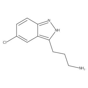 3-(5-Chloro-1H-indazol-3-yl)propan-1-amine Structure