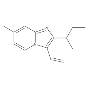 2-(Butan-2-yl)-7-methylimidazo[1,2-a]pyridine-3-carbaldehyde结构式