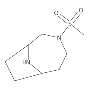 3-methylsulfonyl-3,9-diazabicyclo[4.2.1]nonane Structure