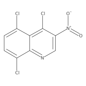 4,5,8-Trichloro-3-nitroquinoline结构式
