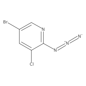 2-Azido-5-bromo-3-chloropyridine Structure