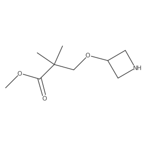Methyl 3-(azetidin-3-yloxy)-2,2-dimethylpropanoate Structure