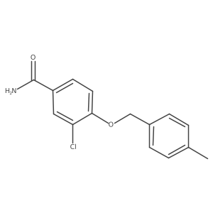 3-Chloro-4-((4-methylbenzyl)oxy)benzamide结构式