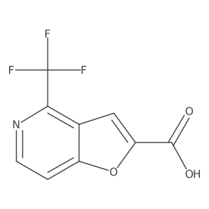 4-(Trifluoromethyl)furo[3,2-c]pyridine-2-carboxylic acid结构式