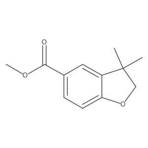 Methyl 2,3-dihydro-3,3-dimethyl-5-benzofurancarboxylate Structure