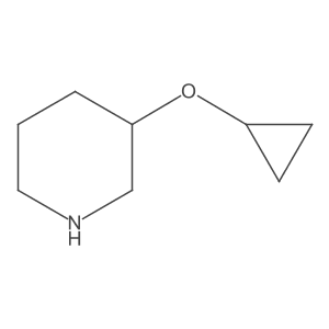 3-Cyclopropoxypiperidine Structure