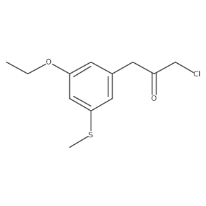 CCOc1cc(CC(=O)CCl)cc(SC)c1结构式