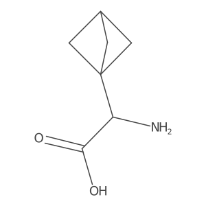 2-Amino-2-(bicyclo[1.1.1]pentan-1-yl)acetic acid Structure