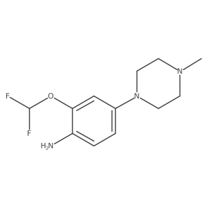 2-(Difluoromethoxy)-4-(4-methylpiperazin-1-yl)aniline结构式