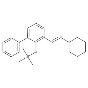 3-(Cyclohexyliminomethyl)-1,1'-biphenyl-2-oxytrimethylsilane Structure