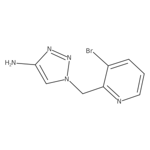 1-[(3-Bromopyridin-2-yl)methyl]-1H-1,2,3-triazol-4-amine结构式