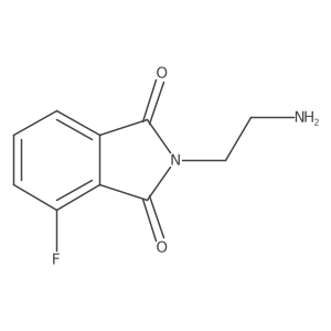 2-(2-aminoethyl)-4-fluoro-2,3-dihydro-1H-isoindole-1,3-dione Structure