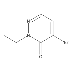 4-Bromo-2-ethylpyridazin-3(2H)-one Structure