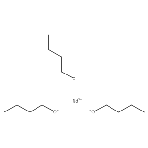 Neodymium tributanolate Structure
