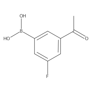 (3-Acetyl-5-fluorophenyl)boronic acid Structure