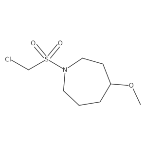 1-Chloromethanesulfonyl-4-methoxyazepane Structure