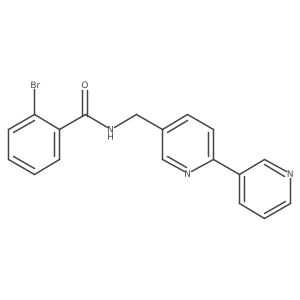 N-([2,3'-bipyridin]-5-ylmethyl)-2-bromobenzamide Structure
