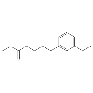 Methyl 5-(3-ethylphenyl)pentanoate Structure