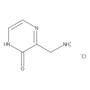 (3-Hydroxypyrazin-2-yl)methanaminium chloride Structure