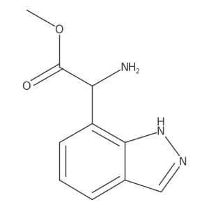 methyl 2-amino-2-(1H-indazol-7-yl)acetate Structure