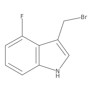 3-(bromomethyl)-4-fluoro-1H-indole Structure