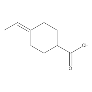 4-Ethylidenecyclohexane-1-carboxylic acid结构式