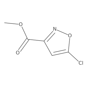 Methyl5-chloroisoxazole-3-carboxylate Structure