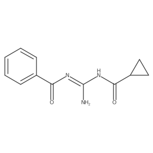 N-[(cyclopropylformamido)methanimidoyl]benzamide结构式
