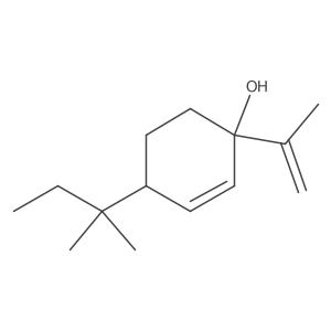 4-(2-Methylbutan-2-yl)-1-(prop-1-en-2-yl)cyclohex-2-en-1-ol Structure