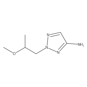2-(2-methoxypropyl)-2H-1,2,3-triazol-4-amine结构式