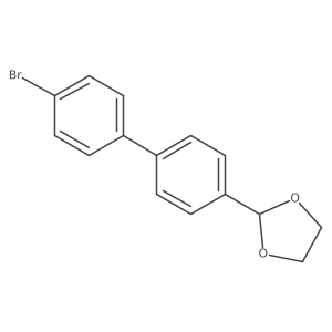 2-(4'-Bromo-[1,1'-biphenyl]-4-yl)-1,3-dioxolane Structure