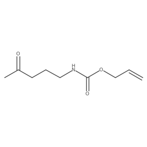 prop-2-en-1-yl N-(4-oxopentyl)carbamate结构式