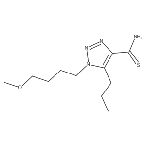 1-(4-methoxybutyl)-5-propyl-1H-1,2,3-triazole-4-carbothioamide Structure