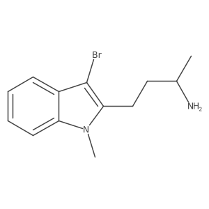 (2R)-4-(3-bromo-1-methyl-1H-indol-2-yl)butan-2-amine Structure
