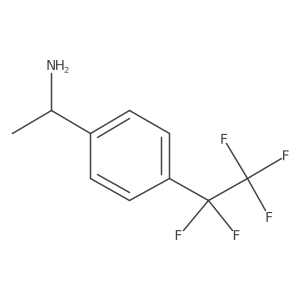 (1R)-1-[4-(pentafluoroethyl)phenyl]ethan-1-amine Structure