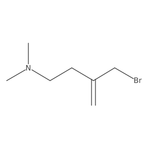 [3-(Bromomethyl)but-3-en-1-yl]dimethylamine结构式