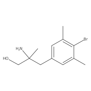 2-Amino-3-(4-bromo-3,5-dimethylphenyl)-2-methylpropan-1-ol Structure