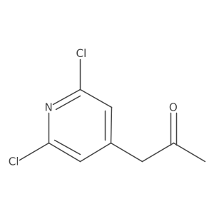 1-(2,6-Dichloropyridin-4-yl)propan-2-one结构式