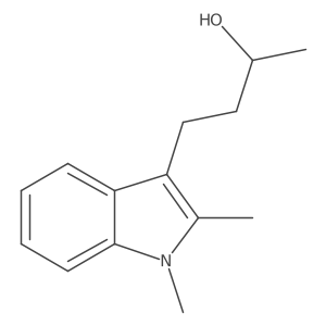 4-(1,2-dimethyl-1H-indol-3-yl)butan-2-ol Structure