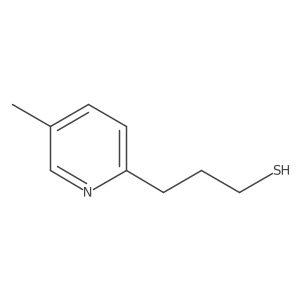 3-(5-Methylpyridin-2-yl)propane-1-thiol结构式