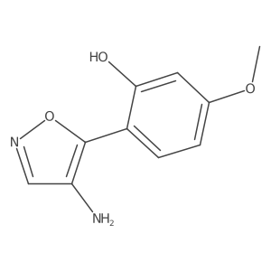 2-(4-Amino-1,2-oxazol-5-yl)-5-methoxyphenol结构式