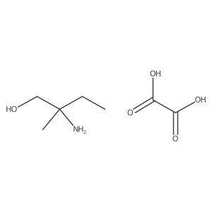 2-Amino-2-methylbutan-1-OL oxalate结构式