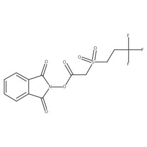 1,3-dioxo-2,3-dihydro-1H-isoindol-2-yl 2-(3,3,3-trifluoropropanesulfonyl)acetate Structure