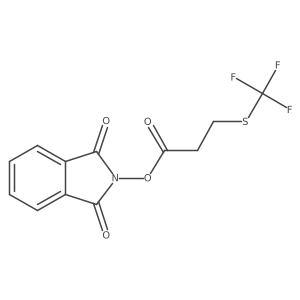 1,3-dioxo-2,3-dihydro-1H-isoindol-2-yl 3-[(trifluoromethyl)sulfanyl]propanoate Structure